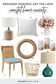 the interior design inspired get the look coastal home accents