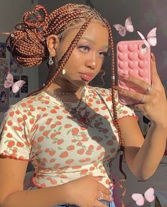 Box Braids Reference, Braids Reference, 2000s Hairstyles, Cute Box Braids, Box Braids Hairstyles For Black Women, Cute Braided Hairstyles, Cute Box Braids Hairstyles, Pretty Braided Hairstyles, Girls Hairstyles Braids