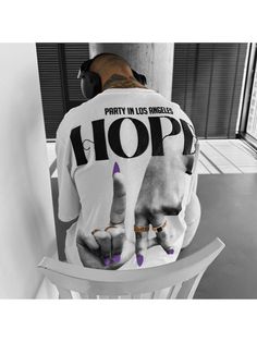 Men Youth T-Shirts, Oversize Hope T-shirt Shirt Oversize, T Shirt Oversized, Cotton Blend, T-shirt, T Shirts, T Shirt