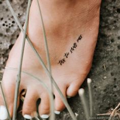 a foot with writing on it that says, take me out to the park and run