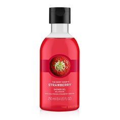 Nwt The Body Shop Strawberry Shower Gel 8.4 Oz Retails $25 The Body Shop Strawberry, Body Shop Strawberry, Tea Tree Body Wash, Body Shop At Home, Strawberry Seed, Body Shower, Cruelty Free Skin Care, Body Cleanser, Gel Cream