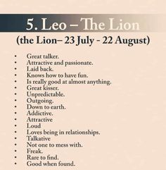 the lion zodiac sign is shown in black and white