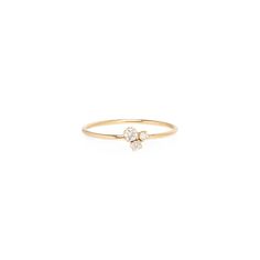 14k gold small 3 mixed diamond prong set trio ring SPECIFICS• band is approx. 1mm wide• white diamonds .20 ctw• diamonds have a width of 3/8"***Please note: Rings in quarter sizes and outside of sizes 4-9 on this style are considered custom and are not returnable. We recommend you visit your local jeweler to get a professional measurement or order our complimentary ring sizer (US residents only) to determine your correct size. If you wish to order one of these rings that are not in our standard Delicate Fine Jewelry, Trio Ring, Zoe Chicco, Ring Sizer, Eternity Band Diamond, Ring Size Guide, Custom Engagement Ring, White Diamonds, 14kt Gold