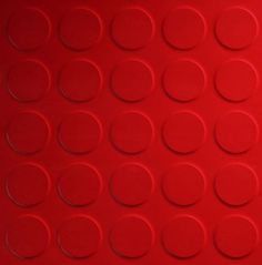 a red background with circles on it