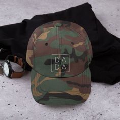 "Dad hats aren't just for dads. This one's got a low profile with an adjustable strap and curved visor. * 100% chino cotton twill * Unstructured, 6-panel, low-profile * 3 ⅛\" crown * Adjustable strap with antique buckle * Head circumference: 20 ½\" - 21 ⅝\"" Cheap Summer Outdoor Dad Hat, Cheap Cotton Dad Hat For Men, Mama Hat, Embroidery Caps, Mom Hats, Fur Mama, Father Gift, Hat Embroidery, Unique Accessories