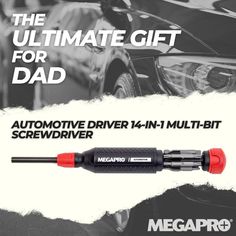 the ultimate gift for dad is an automatic driver 1 - in - 1 multi - bit screwdriver