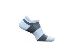 Feetures High Performance Cushion No Show Tab - Women's No Show Socks Shoes : Stormy Sky : These Feetures High Performance Cushion No Show Tab socks are a classic design that are engineered for high impact activities so you can push your workout that extra distance! No-show cut keeps your socks just out of sight and your feet feeling dry and comfy. Sold as one-pair pack. Power bands of Lycra, designed to contour to each individual foot, lead to an enhanced fit, which reduces movement to avoid bl Non-slip White Running Socks, Breathable Comfortable Socks For Gym, Breathable Comfortable Gym Socks, Sporty Sweat-resistant Socks For Sports, Sports Stretch Socks Fade-resistant, Breathable Sporty Socks For Sports, Fade-resistant Stretch Sports Socks, Comfortable Running Socks Sweat Resistant, Sporty Breathable Socks For Workout