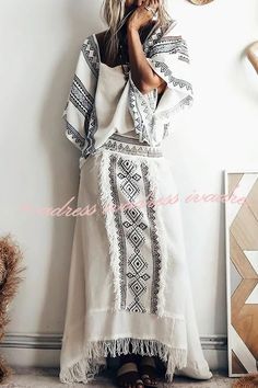 Bohemian Patchwork Skirt For Vacation, Traditional Skirt For Summer Vacation, Traditional Summer Skirt For Vacation, Traditional Summer Vacation Skirt, Traditional Beach Skirt For Summer, Traditional Summer Beach Skirt, White Bohemian Skirt For Vacation, Bohemian Fringe Skirt For Vacation, White Bohemian Maxi Skirt For Festival