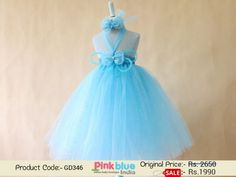 Baby Girl Tutu Dress - Birthday Girl Tutu Dress - First Birthday Tutu Dress - Princess Tutu Party Dress - Flower Girl Dress Online Short Tutu Dress, Party Dress For Girls, Baby Birthday Dress, Blue Tutu