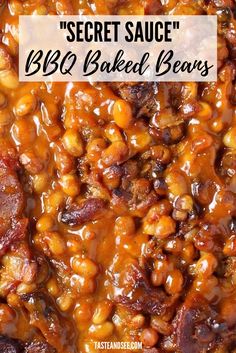 the secret sauce for bbq baked beans is so good it's easy to make