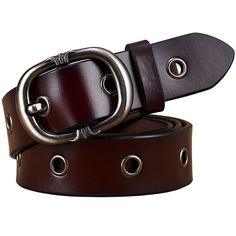 Product information: Belt material: two-layer cowhide (leather) Buckle head material: alloy Belt width: about 2.8cm Belt length (without buckle): about 90cm-115cm (optional). Button length: about 5.5cm, button width: about 4.2cm Belt packaging: OPP bag (without gift box) Can be shortened: Can be shortened Belt with a length of 115cm Net weight: 120g Length selection suggestion: Before you choose the length, please measure the waist circumference data. Under normal circumstances: belt length = wa Leather Belts For Women, Leather Belt Buckle, Patterned Jeans, Cow Skin, Casual Belt, Belt Style, Metal Belt, Waist Strap, Genuine Leather Belt