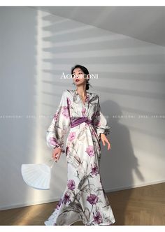 Aconiconi｜French light luxury japanese inspired dress - Begonia – ORUMATORU Japanese Inspired Dress, Begonia Flowers, Gaun Koktail, Midi Skirts Style, Elegant Dresses Classy, Modesty Fashion, Modest Fashion Outfits, Mode Hijab, Mid Length Dresses