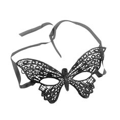 Butterfly Soft Lace Black Halloween Masquerade Mask-Masks-SPARKLE ARMAND Gothic Adjustable Mask Costume Accessory, Gothic Masks And Prosthetics For Costume Party, Adjustable Gothic Mask Costume Accessory, Gothic Adjustable Masks And Prosthetics For Costume, Adjustable Masks For Halloween Cosplay, Gothic Eye Mask For Costume Party, Black Eye Mask For Costume Party, Halloween Evening Masquerade Mask, Adjustable Black Fantasy Mask