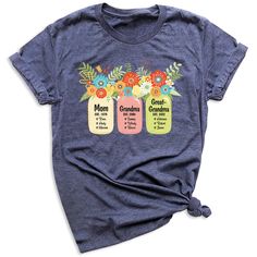 👩👵👵‍🦳 Make it personal with our Custom Mom Grandma Greatgrandma T-Shirt! 🌟 Customize it with your family's special titles or names! 😍 Get yours now and celebrate your amazing family legacy! For different Mother's Day t-shirt designs, please take a look at our Mother's Day collection. https://www.greatwoodboutique.com/collections/mothers-day-tee-shirts Casual T-shirt For Mother's Day Family Gatherings, Mother's Day Family Event T-shirt With Name Print, Mother's Day Family Reunion Crew Neck T-shirt, Personalized Cotton T-shirt For Family Gatherings, Personalized T-shirt For Family Events On Mother's Day, Family Reunion Mother's Day Crew Neck T-shirt, Personalized Relaxed Fit T-shirt For Family, Mother's Day Graphic Print T-shirt For Family Reunion, Mother's Day Family T-shirt With Name Print