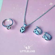 Adorable Sterling Silver Panda Jewelry Set for Kids & Toddlers Spark their imagination and add a touch of whimsy with this charming hypoallergenic Panda jewelry set! This delightful set is perfect for little ones who love cuddly companions and adorable accessories. PRODUCT CONTENT 🐼 Pair of Panda Clip on Earrings 🐼 Panda Ring (1.5 cm/0.59 inch diameter, perfect for 3-6 years old) 🐼 Panda Necklace (40 cm/16 inch length) 🐼 Sold as a set 🐼 Comes with a premium ready-to-gift box! 🐼 Super safe Panda Ring, Panda Earrings, Panda Jewelry, Panda Necklace, Toddler Jewelry, Kids Jewelry Box, Nickel Free Jewelry, Silver Jewellery Sets, Hypoallergenic Jewelry