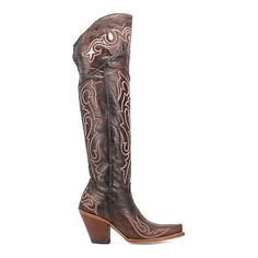 Knee High Western Boots, Dan Post, Knee High Leather Boots, Cowgirl Boots, Western Boots, High Boots, Knee High Boots, Knee High, Leather Women