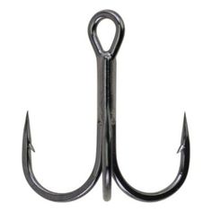 an image of a fishing hook with two hooks on the end and one hook in the middle