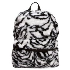 This cute animal-print backpack is perfect for school, the gym, and travel! Size: One Size.  Color: Multicolor.  Gender: unisex.  Age Group: adult.  Pattern: animal print. Casual Backpack With Animal Design, Casual Standard Backpack With Animal Design, Casual Backpack With Animal Design For Back To School, Fur Backpack, Fur Animal, Pattern Animal, Men's Backpack, Travel Size, Cloth Bags