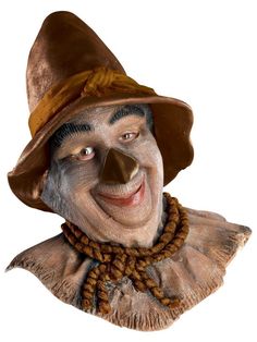 Adult Latex Scarecrow Mask - costumesupercenter.com Scarecrow Wizard Of Oz, Forrest Gump Costume, Scarecrow Mask, Kiss Costume, Scarecrow Face, Troll Costume, Scarecrow Costume, Batman Costumes, Villain Costumes