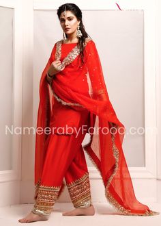 Salwar Kameez Wedding Wear Wedding Nida Sets With Mirror Work, Wedding Sets With Mirror Work In Nida, Wedding Sets In Nida With Mirror Work, Nida Fabric Wedding Sets With Mirror Work, Nida Fabric Sets With Mirror Work For Weddings, Festive Red Unstitched Suit With Dabka Work, Red Anarkali Churidar For Wedding, Red Chinon Salwar Kameez With Dabka, Red Chinon Salwar Kameez With Dabka Detail