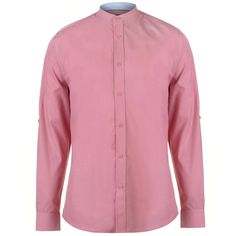 Mens Shirts Online, Mens Designer Shirts, House Of Fraser, Men Style Tips, Woven Labels, Pierre Cardin, Mandarin Collar, Light Red, Shirt Online