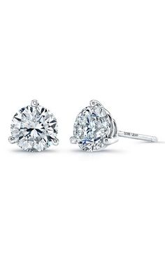 $795 Bony Levy Diamond Stud Earrings (Nordstrom Exclusive) available at #Nordstrom Timeless Platinum Diamond Earrings With Brilliant Cut, White Platinum Diamond Earrings With Brilliant Cut, Classic Platinum Brilliant Cut Diamond Earrings, Classic Platinum Diamond Earrings With Brilliant Cut, Brilliant Round Cut Platinum Diamond Earrings, Platinum Diamond Earrings With Round Cut, Diamond White Brilliant Cut Diamond Earrings, Brilliant Cut Diamond White Diamond Earrings, Platinum Diamond Earrings With Brilliant Cut