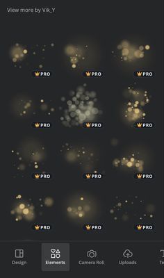 an iphone screenshot showing the camera settings for different cameras and their corresponding lighting options