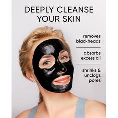 The Charcoal Peel Off Face Mask has been carefully selected to promote skin health and radiance. Skin Calming: Packed with natural ingredients, lavender, Ginkgo biloba extract, green tea and tea tree oil delivers skin benefits. Easy to Use: Easy application with clear instructions: simply apply, let it dry and peel off for smoother skin. Our peel off mask with natural ingredients are easy to use and fit into normal routines. Benefits: Enjoy multiple benefits from this black mask peel off, includ Mask For Blackheads, Face Mask Korean, Face Mask Peel Off, Black Peel Off Mask, Face Peel Mask, Peel Off Face Mask, Black Head Remover Mask, Pore Tightening, Blackhead Mask