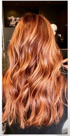 Lauren Fenmore Hair, Highlights For Red Hair Redheads, Caramel Highlights In Red Hair, Redhead Haircut, Copper Strawberry Blonde, Hair Color Caramel, Caramel Hair