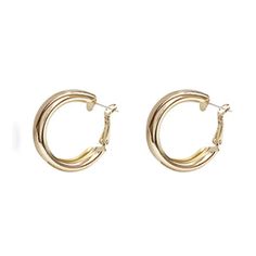 SPECIFICATIONS Material: Metal Metals Type: Zinc alloy Earring Type: Hoop Earrings Shape\pattern: Geometric Fine or Fashion: Fashion Gender: Women Model Number: 9652 Item Type: Earrings Size (Length * Width): 30*30 Style: TRENDY Trendy Alloy Hoop Earrings For Parties, Gold Hoop Earrings In Alloy, Hoop Alloy Jewelry For Party, Elegant Gold Alloy Hoop Earrings, Single Hoop Earring In Alloy For Parties, Party Hoop Earrings Made Of Alloy, Party Hoop Alloy Jewelry, Gold Alloy Hoop Earrings, Trendy Gold Alloy Hoop Earrings