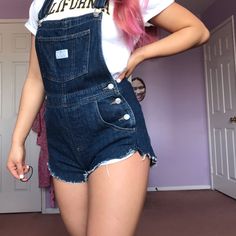 Blue Denim Levi’s Shorts Overalls Never Worn, Except For These Photos Nwot Model Wears 27-28 In Pants Levi's Summer Shortalls With Pockets, Dark Wash High Rise Denim Shortalls, Levi's Shortalls With Pockets For Summer, Levi's Summer Shortalls, High Rise Dark Wash Denim Shortalls, Casual Dark Wash Mid-rise Jean Shorts, Levi's Casual Summer Shortalls, Casual Blue High Rise Shortalls, Casual High-waisted Shortalls With Pockets