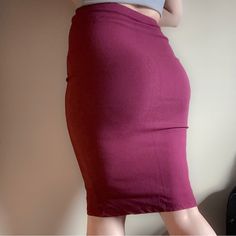 Hug You, Office Outfits, Stretchy Material, Pencil Skirt, Pencil, Skirt, Red, Women Shopping, Closet