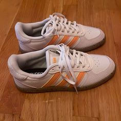 Color: White/Orange. Cushioned Cloud Foam Footbed And Padded Heel For Extra Comfort. Size: 6. Women’s. Brand New. Never Worn. Normally A 6.5. Sized Down 6. Adidas Breaknet, Cloud Foam, Shoes Adidas, Orange White, Adidas Shoes, Adidas Women, Womens Shoes Sneakers, Shoes Sneakers, Color White