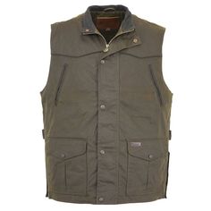 a men's vest with two pockets on the front and one pocket at the back