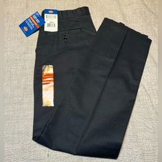 Brand New Work Pants. Black Size 30x32. Two Pair Available Black Fitted Work Pants With Pockets, Fitted Black Work Pants With Pockets, Fitted Black Cotton Work Pants, Classic Black Cargo Pants For Work, Classic Black Straight Leg Work Pants, Black Cotton Dress Pants With Welt Pockets, Black Fitted Cotton Dress Pants, Classic Black Tapered Leg Cargo Pants, Classic Black Straight Leg Cargo Pants