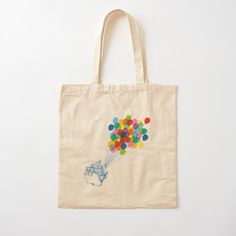 100% cotton reusable shopping carry bag with digital print on one side. Illustration from the animated film from Disney-Pixer, Up and Up in vo. For a small return colored childhood. Up 2009, Cotton Tote Bag, Carry Bag, Animation Film, Carry On Bag, Cotton Tote Bags, Digital Prints, Tote Bag, Film