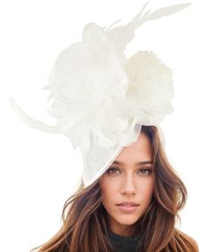 Cream Ivory Off White Saucer Disc Kentucky Derby Fascinator Hat Ascot Wedding Hatinator Cocktail Formal Woman Races Tea Party Headband Fancy Ivory Gabriel Feather Fascinator Hat With headband Stunning array of ivory feathers and flowers on a ivory sinamay base. Base measures about 10 inches wide This ivory off white headpiece is mounted with a matching headband. If you prefer a headband to match your hair, please make a note at check out what colour headband you want. This ivory fascinator is pe White Fitted Headpiece For Formal Occasions, White Adjustable Headpiece With Short Brim, Elegant White Adjustable Top Hat, Elegant White Hat With Structured Crown, Elegant Top Hat Headband For Races, Elegant Top Hat With Headband For Races, White Headpiece For Church Events In Spring, White Headpieces For Formal Summer Events, White Headpiece For Church In Spring