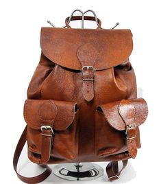 TRAVEL RUCKSACK - SCHOOL BAG - LARGE LEATHER BACKPACK - WEEKENDER BAG - GENUINE LEATHER BACKPACK The Backpack is the perfect size to carry your daily essentials in style! The Rucksack is made from top quality natural leather. Thanks to solid hardware and leather construction this bag is ready to be with you on everyday occasion! This leather bag can be worn on your shoulder or on your back. This leather bag is a perfect everyday bag! There is a lot of space and you can put there everything in yo Handbag School, Brown Backpack, Leather Fringe Bag, Large Leather Bag, Brown Backpacks, Everyday Tote Bag, Brown Leather Backpack, Modern Bag, Large Leather Tote Bag