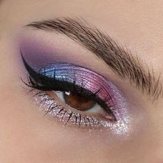 Tomboy Makeup Ideas, Tomboy Makeup, Make Up Yeux, New Year's Makeup, Stylish Makeup, Purple Eye Makeup, Cute Eye Makeup, Makeup For Hazel Eyes, Eye Makeup Pictures