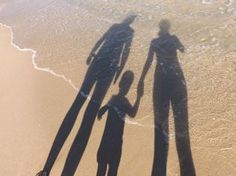 two people standing on the beach with their shadows in the sand and text that reads, day 340 of 365 days to love everyone loves a selfie capture treasures moments of love