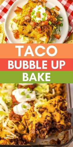 taco bubble up bake is an easy and delicious appetizer that everyone will love