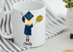 Luke's Diner Mug, Baby Baptism Gifts, College Graduation Cap Decoration, Engagement Gifts For Her, Therapy Gift, Bookclub Gifts, Grandma Mug, Wedding Mugs, Graduation Cap Decoration