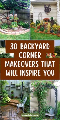 backyard corner makeovers that will inspire you to do this in the summer or fall