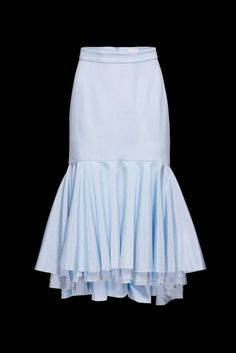 OTM Exclusive: Diana Skirt in Blue Moire | Over The Moon Nostalgic Beauty, Pre Fall Collection, Over The Moon, Timeless Pieces, The Moon, Berry, The City, Cool Designs, Women Wear