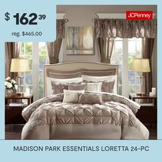 the madison park essentials lotta 2 - pc bedding set is $ 126 99