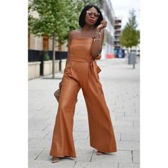 This Item Is New With Tags! Brownish Orange Color, Pu, Strapless, Belted, High Waist, Wide Leg. Large Pit To Pit: 17.5" Across The Waist: 16" Inseam: 27" Chic Orange Jumpsuits And Rompers For Beach, Chic Orange Beach Jumpsuits And Rompers, Chic Orange Fitted Jumpsuits And Rompers, Orange Fitted Chic Jumpsuits And Rompers, Wide Leg Strapless Jumpsuit For Day Out, Chic Orange Jumpsuits And Rompers For Party, Orange Jumpsuits And Rompers For Spring Day Out, Strapless Jumpsuits And Rompers For Day Out, Summer Orange Jumpsuits And Rompers For Night Out