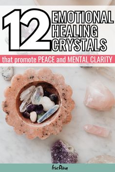 12 Best Emotional Healing Crystals That Unlock Inner Peace Healing Together, Crystal Therapy, Mental Clarity, Healing Journey, Black Tourmaline, Emotional Wellness, Healing Crystals