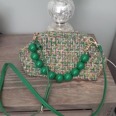 Never Used Purse Spring Green Bags For Fashion Accessory, Green Shoulder Bag For Spring, Green Shoulder Bag For Spring Fashion, Green Crossbody Clutch For Party, Casual Green Shoulder Bag For Evening, Casual Green Shoulder Bag, Green Casual Party Bag, Casual Green Evening Shoulder Bag, Green Shoulder Bag With Adjustable Strap