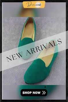 Plus Size Women Candy Color Loafers Flats Sweet Casual Shoes Green Pointed Toe Casual Loafers, Casual Party Loafers With Round Toe, Spring Casual Party Loafers, Casual Green Pointed Toe Flats, Casual Spring Party Loafers, Green Round Toe Ballet Flats, Green Low Heel Flats For Spring, Green Pointed Toe Loafers For Spring, Spring Green Pointed Toe Loafers