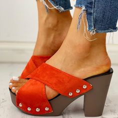 Back to School Outfit Women Sandals Peep Toe High Heels Sandals for Summer Shoes Women Platform Sandalias Mujer Slip On Women Heels Platform Shoes Chunky Heel Platform Sandals, Heels Summer, Neutral Heels, Summer Footwear, Women Platform Sandals, Slippers Summer, Chunky Heel Shoes, Sandals Platform, Platform Block Heels